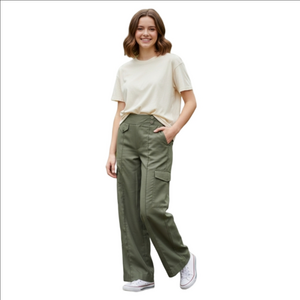 Women's RD + Koko Green Cargo Pants Size M